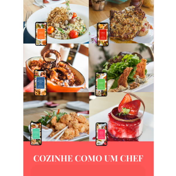 Cozinhe como um chef - COMPLETO  Adquira os 6 guias juntos! - Imagem 1